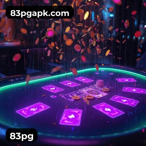 App 83pg para iOS e Android — interface mobile, login biométrico e PIX integrado